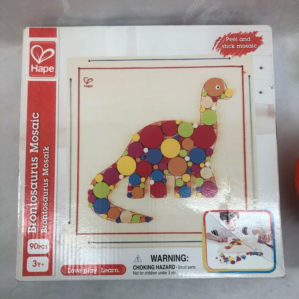 Hape Brontosaurus Mosaic Puzzle